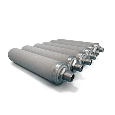 Tiub penapis poros serbuk sintering titanium