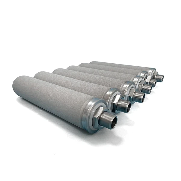 Tiub penapis poros serbuk sintering titanium